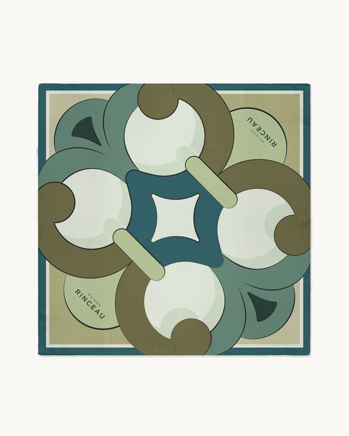 Le Foulard Allegoria - Bleu